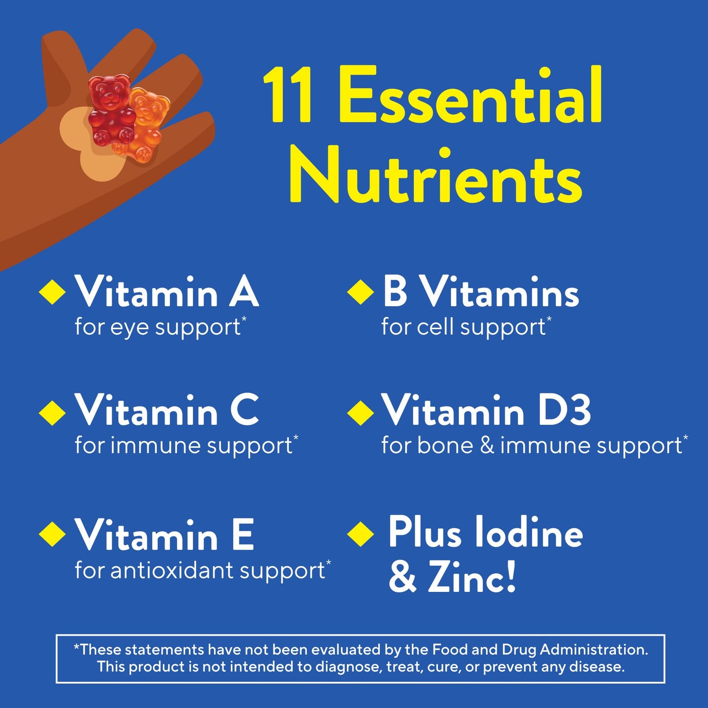 L'il Critters Gummy Vites Daily Kids Multivitamins Assorted Fruit Flavors for Ages 2+ Toddlers & Kids, Gummy Vitamin with Vitamin C and D - PrimeBioHealth - canada supplements