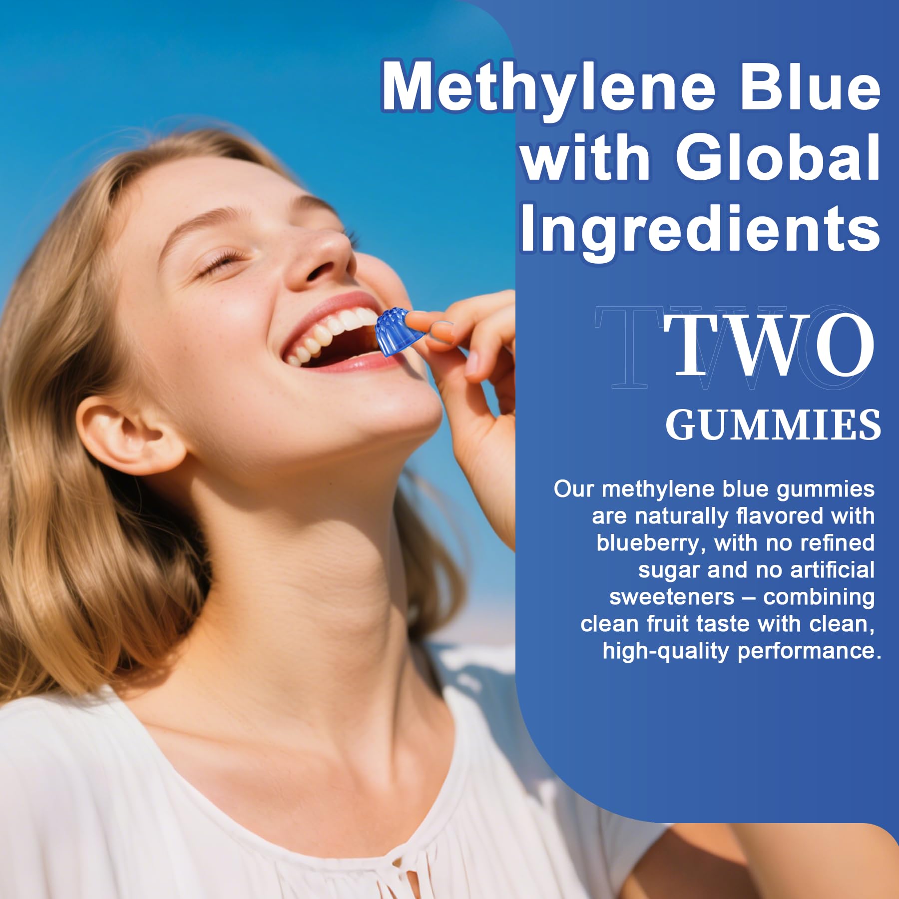 LILICARE Methylene Blue Gummies 7mg Per Serving for Humans | Upgraded Antioxidant & Brain Booster Supplement for Cognitive Function, Energy - PrimeBioHealth - canada supplements