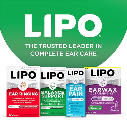 Lipo-Flavonoid for Vertigo & Dizziness Relief, Clinically Tested Formula with Ginkgo Biloba, Vitamin D, & Vitamin B Complex - PrimeBioHealth - canada supplements