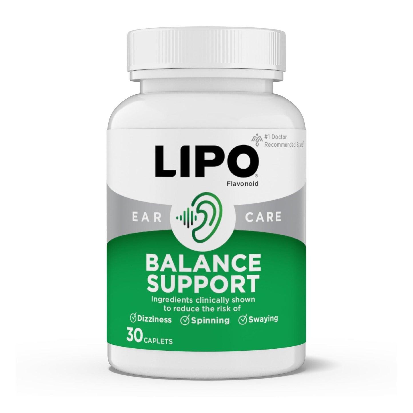 Lipo-Flavonoid for Vertigo & Dizziness Relief, Clinically Tested Formula with Ginkgo Biloba, Vitamin D, & Vitamin B Complex - PrimeBioHealth - canada supplements