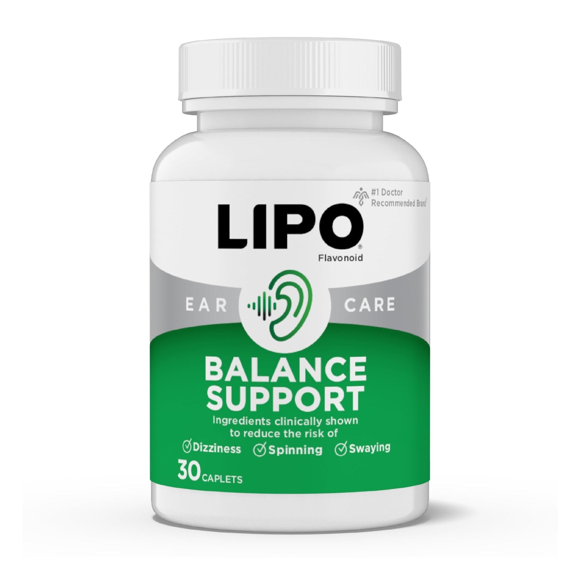Lipo-Flavonoid for Vertigo & Dizziness Relief, Clinically Tested Formula with Ginkgo Biloba, Vitamin D, & Vitamin B Complex - PrimeBioHealth - canada supplements