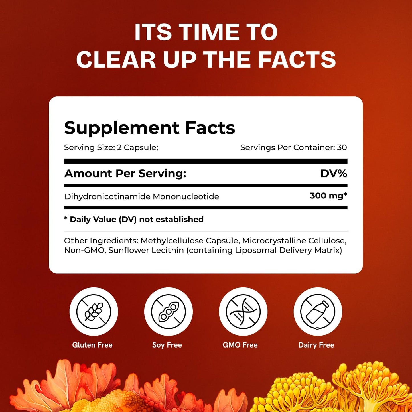 Liposomal NMNH Supplement 300mg – Boosts NAD Anti-Aging, Energy & Focus – NMM Capsules Alternative to for Cellular Vitality – Third-Party Tested, 60 Vegan Capsules | 1 Pack - PrimeBioHealth - canada supplements