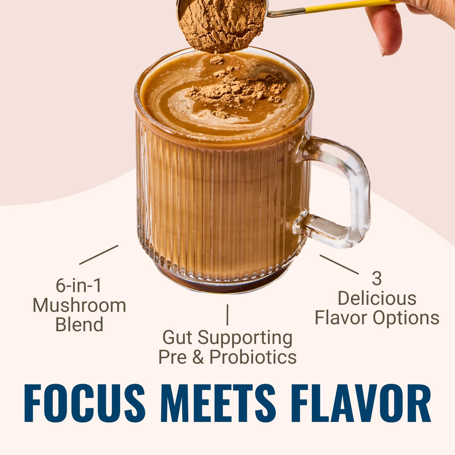 Live Conscious Beyond Brew - Coffee Alternative - Low Caffeine - Mushroom Complex w/Lion’s Mane, Reishi, Cordyceps & Chaga for Sustained Focus, Energy & Immunity - w/Prebiotics & Probiotics - 30 - PrimeBioHealth - canada supplements
