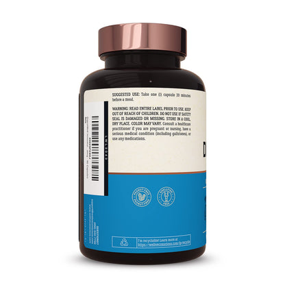 Live Conscious DigestWell Immediate Support - Fast-Acting Digestive Support | Broad Spectrum Enzyme, Probiotic & Herbal Formula - Decreases Everyday Gas & Bloating - 90 Capsules - PrimeBioHealth - canada supplements