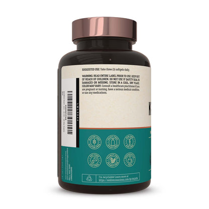 Live Conscious KrillWell, Joint, and Cognitive Support | Certified Sustainable Krill Oil 2X More Effective Than Fish Oil - 30 Day Supply - PrimeBioHealth - canada supplements