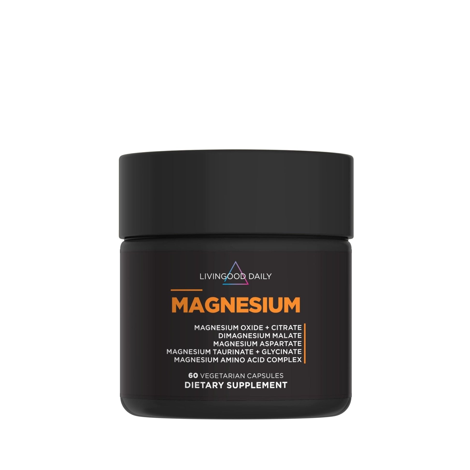Livingood Daily Magnesium Supplement with Magnesium Glycinate, Citrate, Malate, Oxide, Aspartate, Amino Acid Complex and Chicory Root for Heart Health - PrimeBioHealth - canada supplements