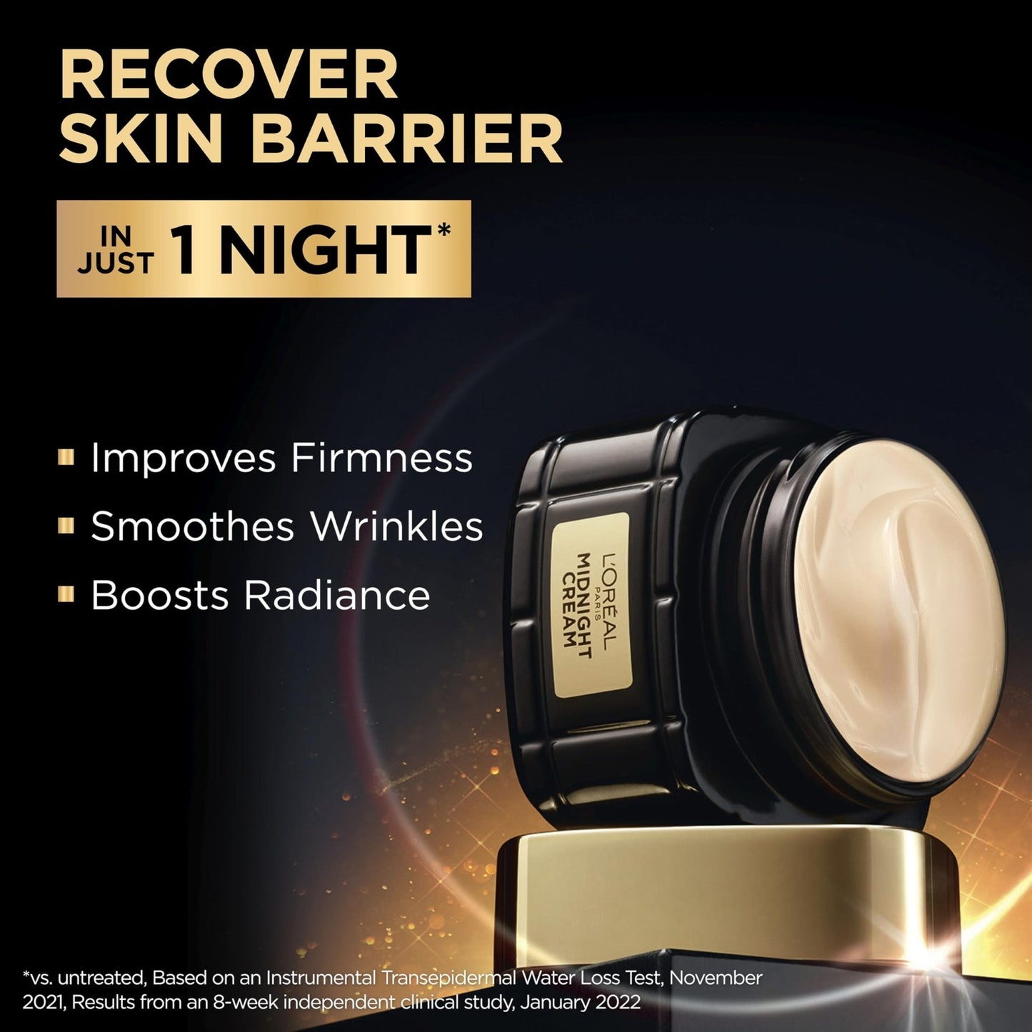 L'Oreal Paris Age Perfect Anti-Aging Midnight Cream, Face Moisturizer to Reduce Wrinkles and Firm Skin, 1.7oz + Serum Sample - PrimeBioHealth - canada supplements