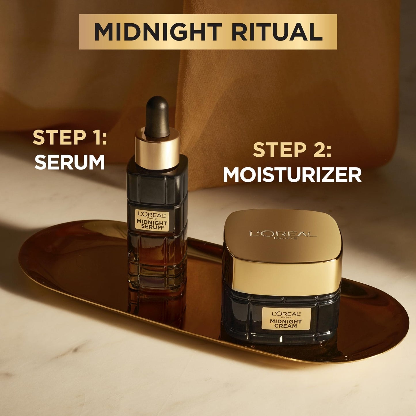 L'Oreal Paris Age Perfect Anti-Aging Midnight Cream, Face Moisturizer to Reduce Wrinkles and Firm Skin, 1.7oz + Serum Sample - PrimeBioHealth - canada supplements