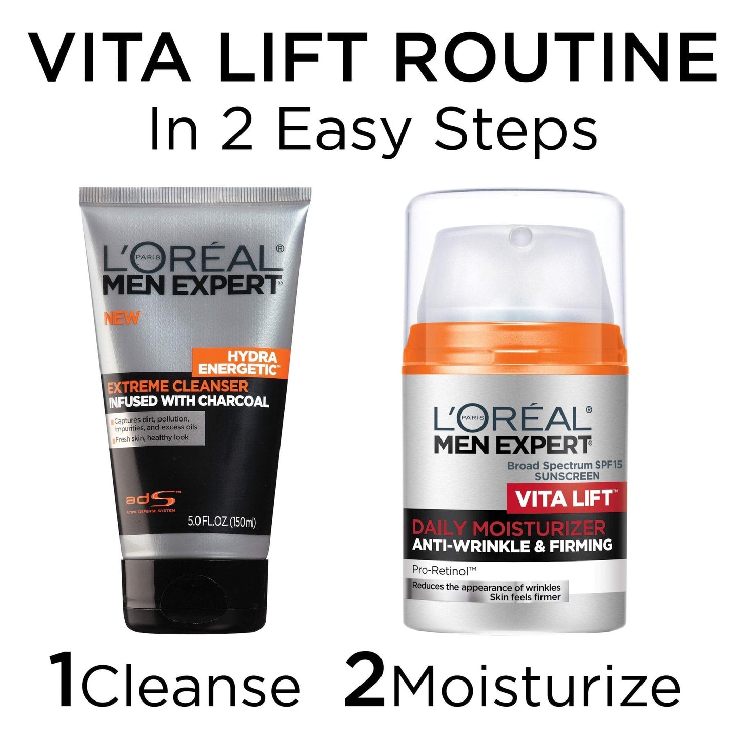 L'Oreal Paris Men Expert Vitalift Anti-Wrinkle & Firming Face Moisturizer with Pro-Retinol, 1.6 oz - PrimeBioHealth - canada supplements