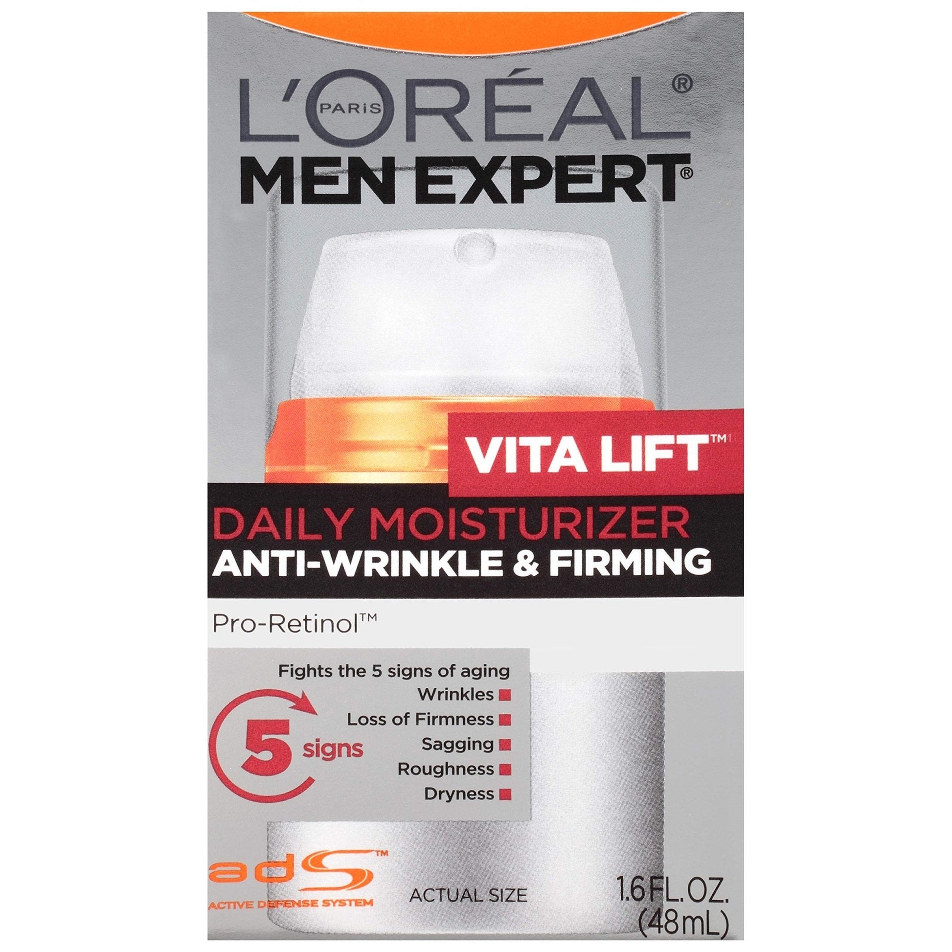 L'Oreal Paris Men Expert Vitalift Anti-Wrinkle & Firming Face Moisturizer with Pro-Retinol, 1.6 oz - PrimeBioHealth - canada supplements
