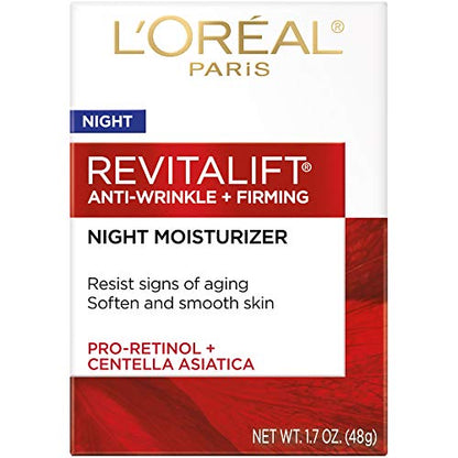 L'Oreal Paris Revitalift Anti-Wrinkle and Firming Face Night Cream, Pro Retinol 1.7 oz - PrimeBioHealth - canada supplements