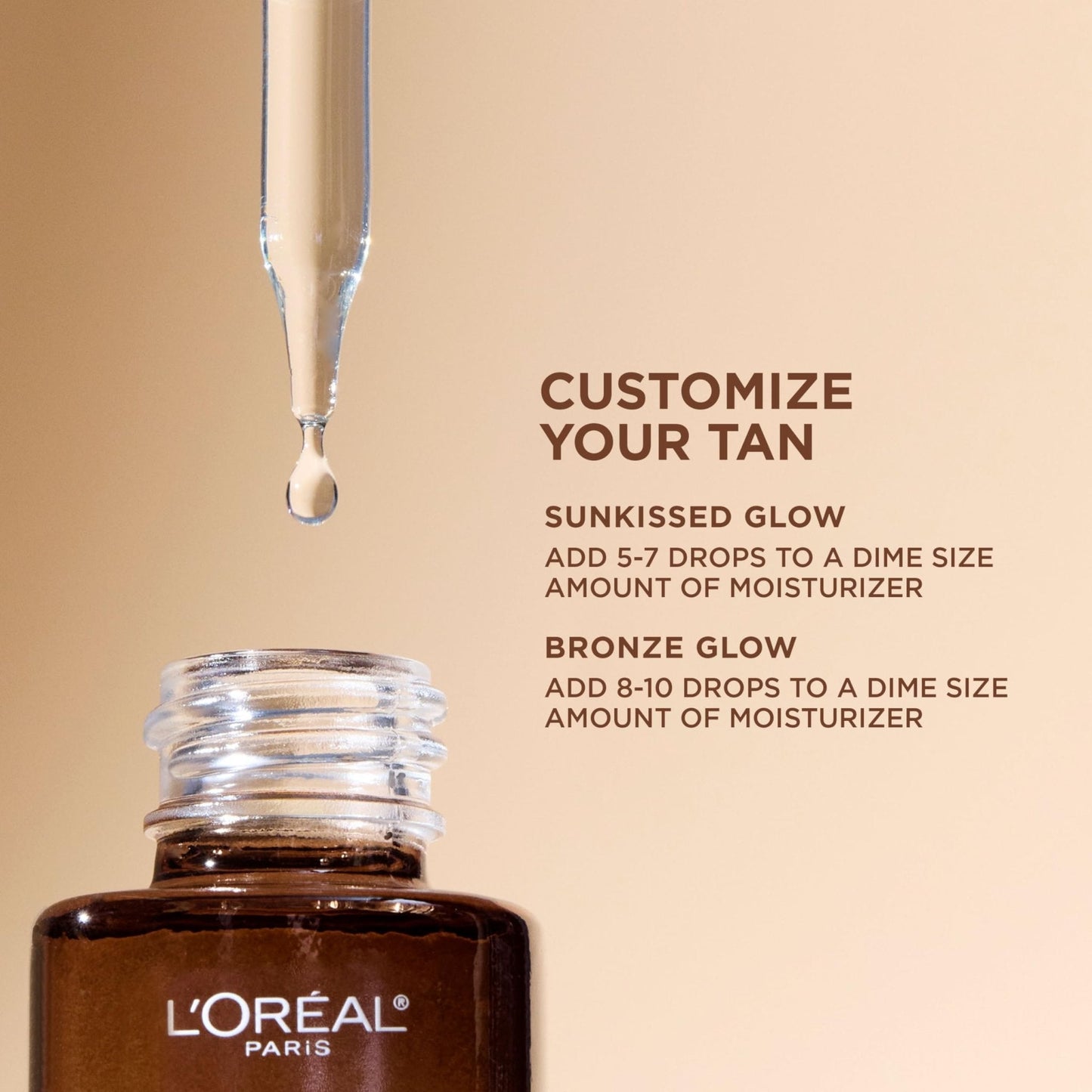 L'Oreal Paris Sublime Bronze Self Tanning Facial Drops with Hyaluronic Acid, Gradual Tan, Fragrance-Free, 1 fl. Oz - PrimeBioHealth - canada supplements