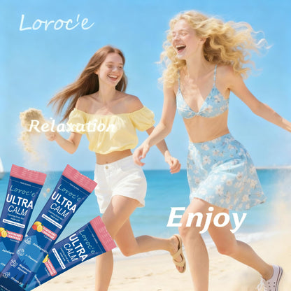 Loroc'e UltraCalm Super Cortisol Reducer Drink, Magnesium Glycinate (30 Servings), L-theanine, Ashwagandha, Vitamin D, No Sugar, - PrimeBioHealth - canada supplements