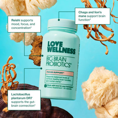 Love Wellness Daily Love Multivitamin & Big Brain Probiotics | Mind and Body Duo | Womens Vitamin and Probitoic - PrimeBioHealth - canada supplements