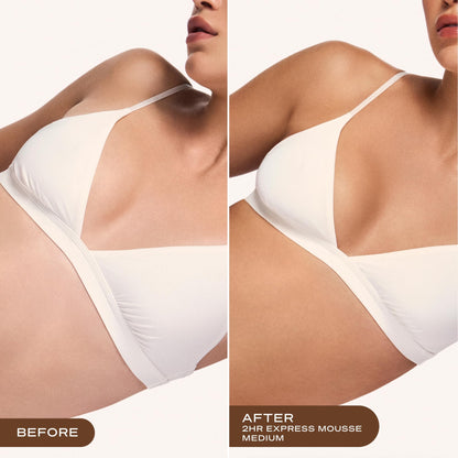 Loving Tan 2 HR Express Self Tanning Mousse, Medium - Streak Free, Natural, Professional Quality - 5+ Sunless Self Tanner Applications per Bottle - PrimeBioHealth - canada supplements