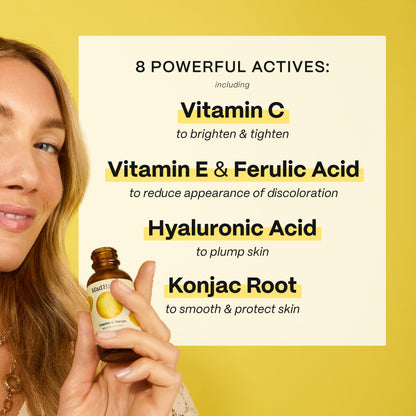 Mad Hippie Vitamin C Serum for Face – Hyaluronic Acid, Ferulic Acid & Vitamin E, Anti-Aging - PrimeBioHealth - canada supplements