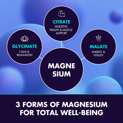 Magnesium Glycinate 2150MG, High Absorption Magnesium Glycinate, Citrate, Malate, Sugar-Free,Vegan, Inspired by Wellness Traditions Like Arjuna - PrimeBioHealth - canada supplements