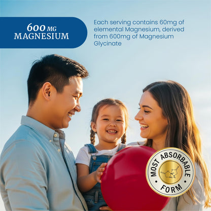 Magnesium Glycinate Gummies 600MG | Sleep, Calm & Relaxation Support | 60MG Elemental Mag Per Serving | Grape Flavor, Gluten-Free | High Absorption Magnesium Gummies for Women, Men & Family | 60 Ct - PrimeBioHealth - canada supplements