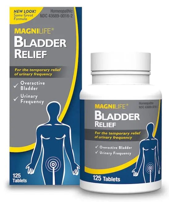 MagniLife Bladder Relief Tablets (125 Ct), Fast-Dissolving Homeopathic Support for Overactive Bladder, Leaks from Sneezing, Coughing or Movement, Daily Use Formula Safe for Men & Women - PrimeBioHealth - canada supplements