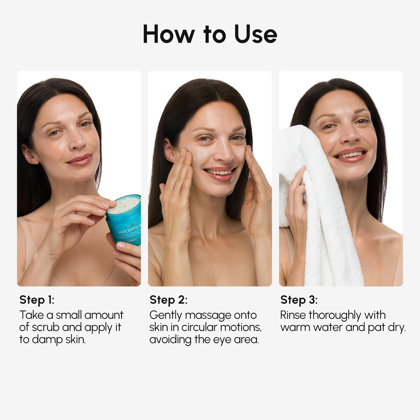 MAREE Face Exfoliator – Microdermabrasion Facial Scrub & Exfoliating Face Wash for Women – Collagen & Glycolic Acid – Gentle Scrub and Exfoliant - PrimeBioHealth - canada supplements