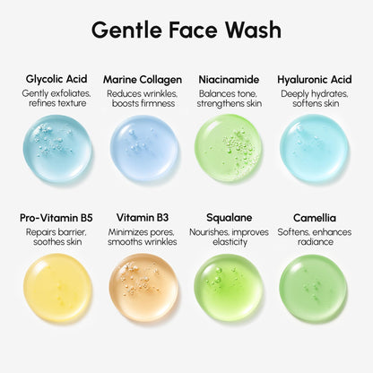 MAREE Face Exfoliator – Microdermabrasion Facial Scrub & Exfoliating Face Wash for Women – Collagen & Glycolic Acid – Gentle Scrub and Exfoliant - PrimeBioHealth - canada supplements