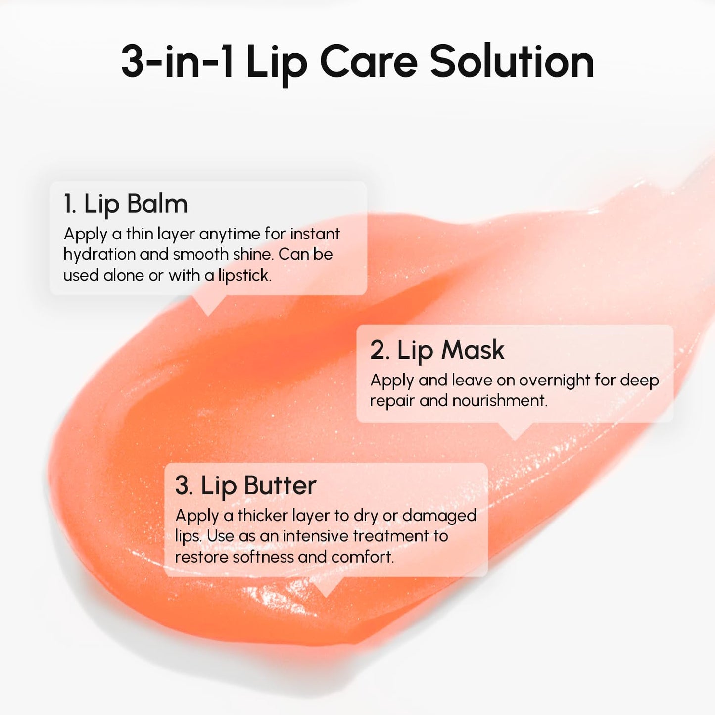 MAREE Lip Mask Overnight - Lip Moisturizer For Very Dry Lips - Hydrating Lip Butter Balm with Hyaluronic Acid & Collagen - PrimeBioHealth - canada supplements