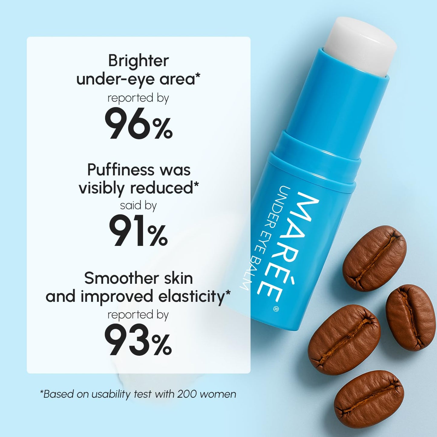 MAREE Under Eye Balm Stick Hydrating – Retinol Caffeine Under Eye Brightener Stick for Older Women – Collagen Undereye Cream - PrimeBioHealth - canada supplements