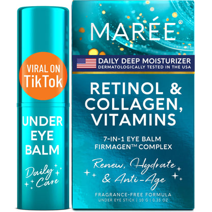 MAREE Under Eye Balm Stick with Retinol & Ceramide Complex – Facial Moisturizer for Dark Circles & Wrinkles - PrimeBioHealth - canada supplements