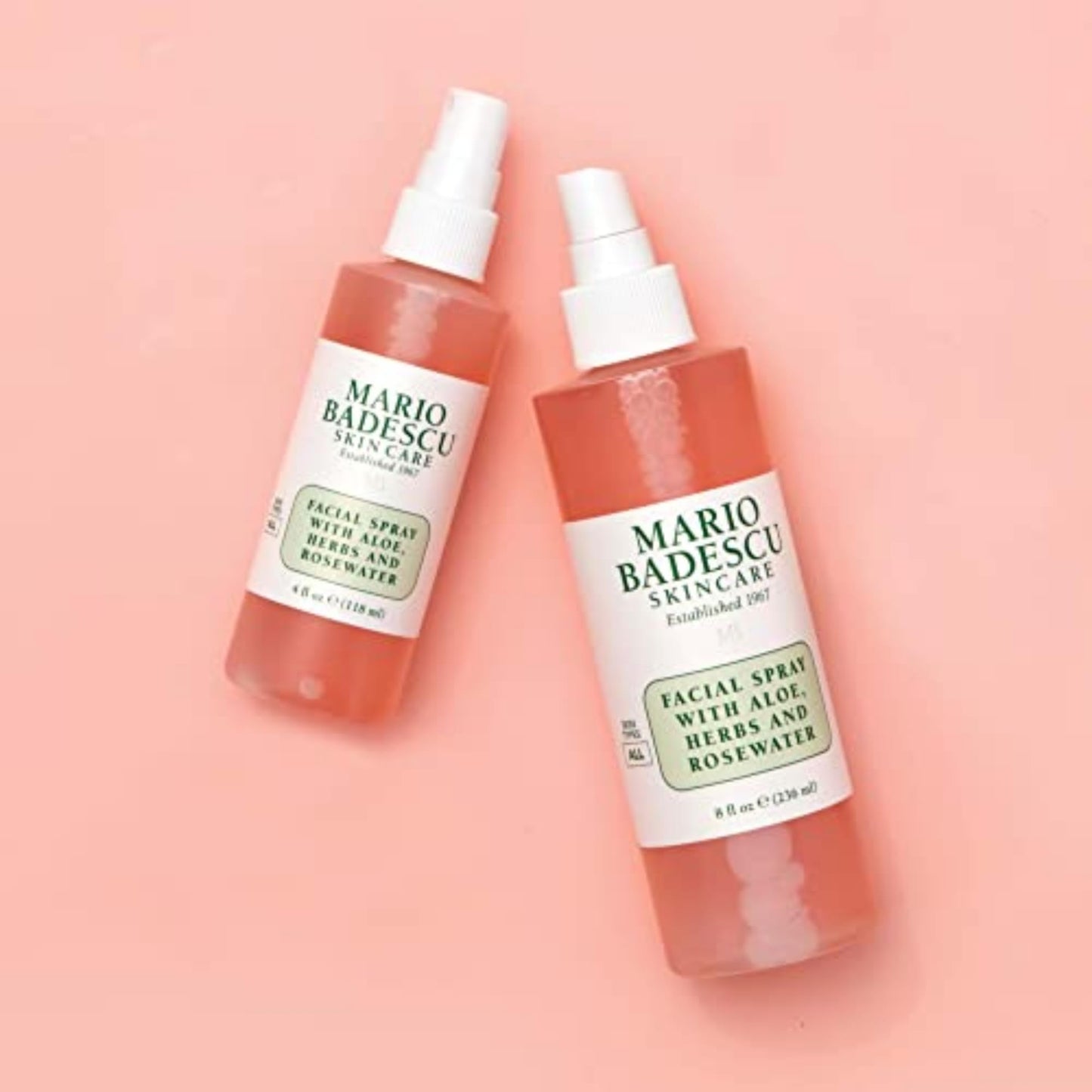 Mario Badescu Facial Spray with Aloe, Herbs and Rose Water for All Skin Types, Face Mist that Hydrates - PrimeBioHealth - canada supplements