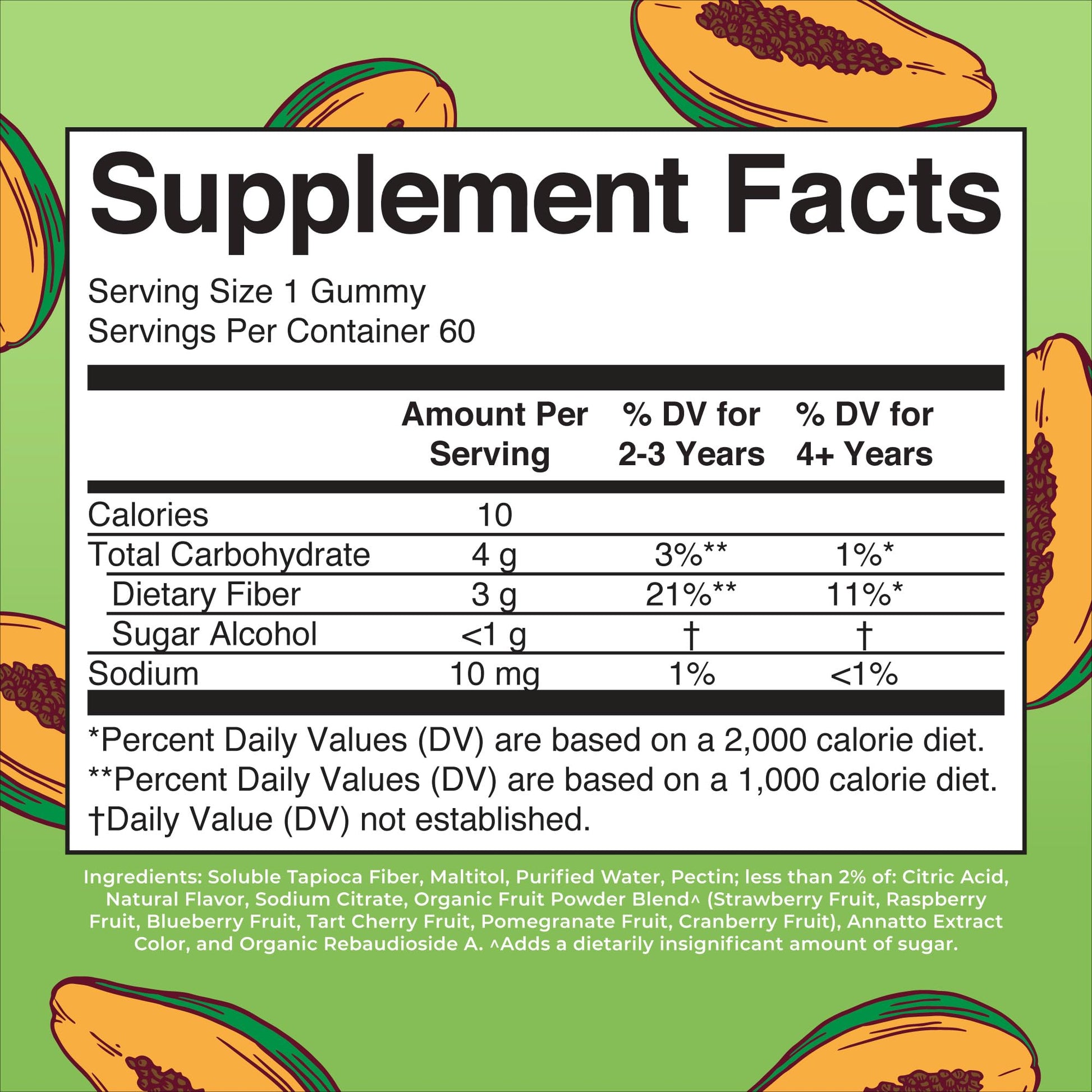 MARYRUTH'S Fiber Gummies for Kids | 2 Month Supply | Sugar Free | Soluble Fiber Supplement | Gut Health & Digestion Support - PrimeBioHealth - canada supplements