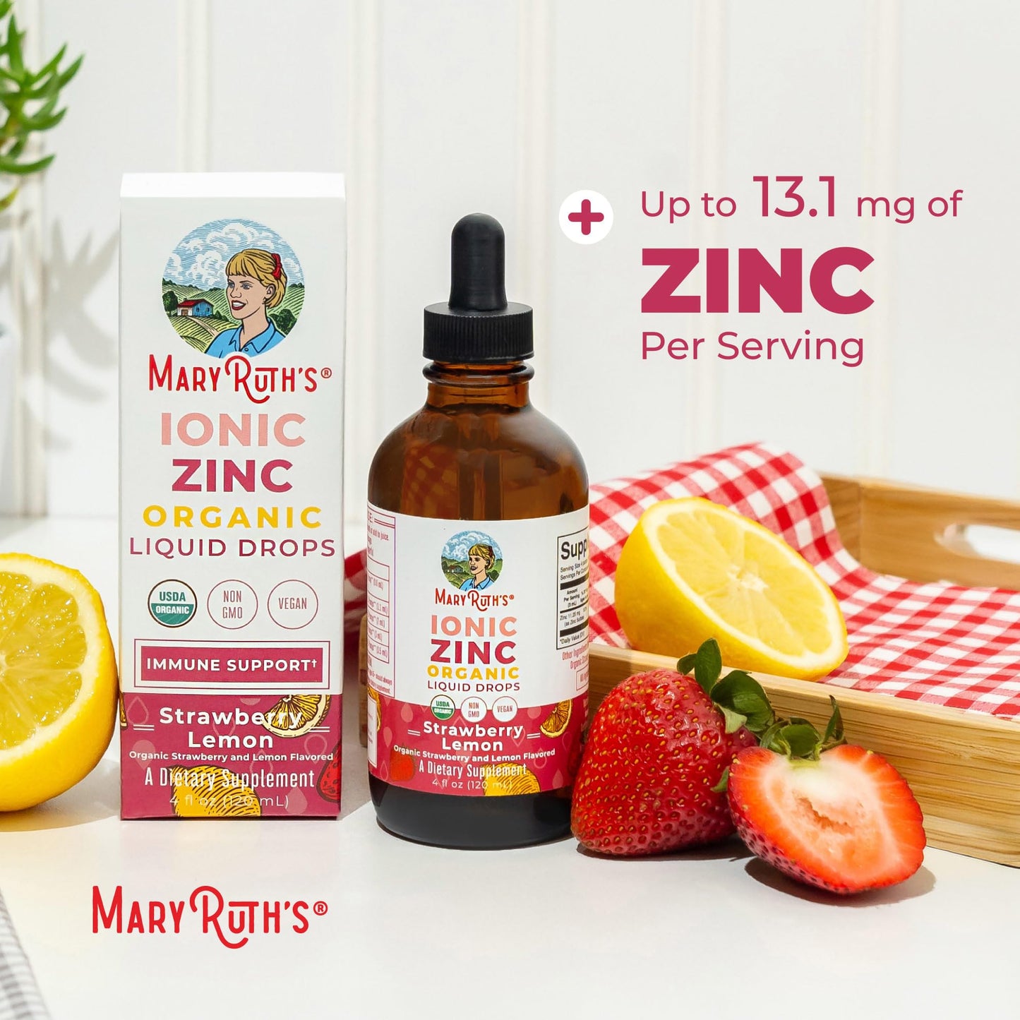MaryRuth's Organic Liquid Zinc Supplement for Kids & Adults | Immune Support | Skin Health | Antioxidant | Cellular Metabolism | Zinc Sulfate | Vegan | Non-GMO | Sugar Free | Gluten Free | 4 oz - PrimeBioHealth - canada supplements