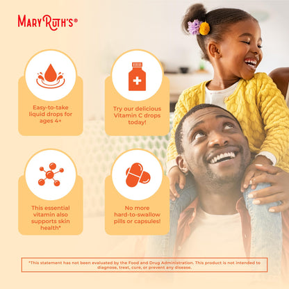 MARYRUTH'S Organic Vitamin C Supplement | Liquid Vitamin C Liquid Drops for Adults & Kids | Immune Support Supplement for Overall Health - PrimeBioHealth - canada supplements