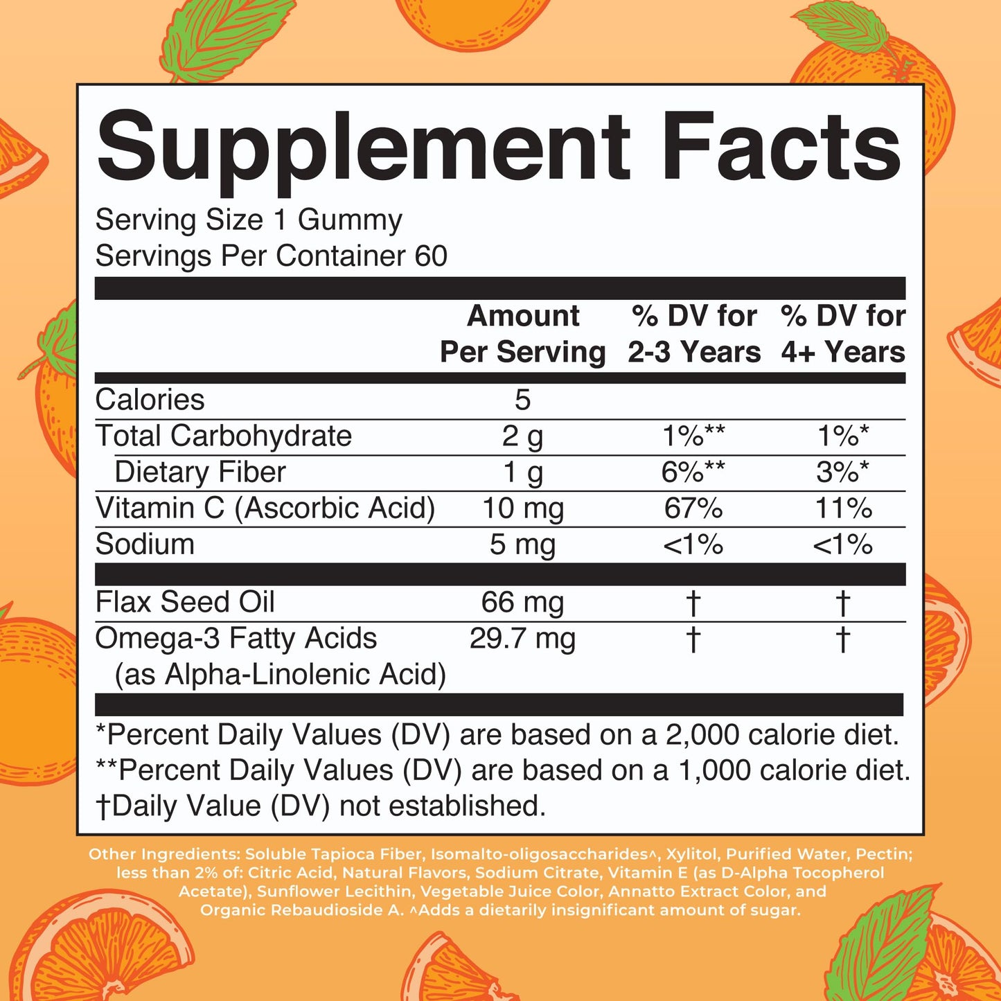 MARYRUTH'S Vegan Omega 3 Gummies for Kids 2+, 2 Month Supply, Sugar Free, Omega 3 Supplement with Vitamin C, Flaxseed Oil, Immune Support - PrimeBioHealth - canada supplements