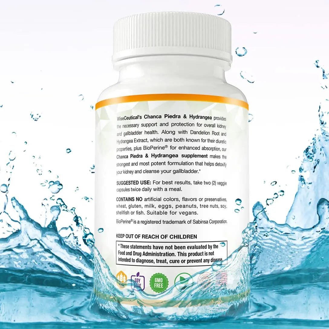 Max Strength Chanca Piedra, Hydrangea & Dandelion Root - Natural Kidney & Gallbladder Formula - Stone Breaker, Flush Impurities, Cleanse Urinary Tract - Enhanced with BioPerine. 60 Veggie Capsules. - PrimeBioHealth - canada supplements