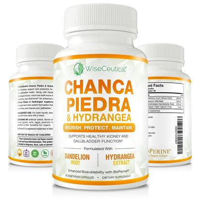 Max Strength Chanca Piedra, Hydrangea & Dandelion Root - Natural Kidney & Gallbladder Formula - Stone Breaker, Flush Impurities, Cleanse Urinary Tract - Enhanced with BioPerine. 60 Veggie Capsules. - PrimeBioHealth - canada supplements