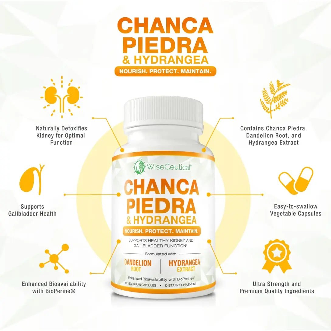 Max Strength Chanca Piedra, Hydrangea & Dandelion Root - Natural Kidney & Gallbladder Formula - Stone Breaker, Flush Impurities, Cleanse Urinary Tract - Enhanced with BioPerine. 60 Veggie Capsules. - PrimeBioHealth - canada supplements