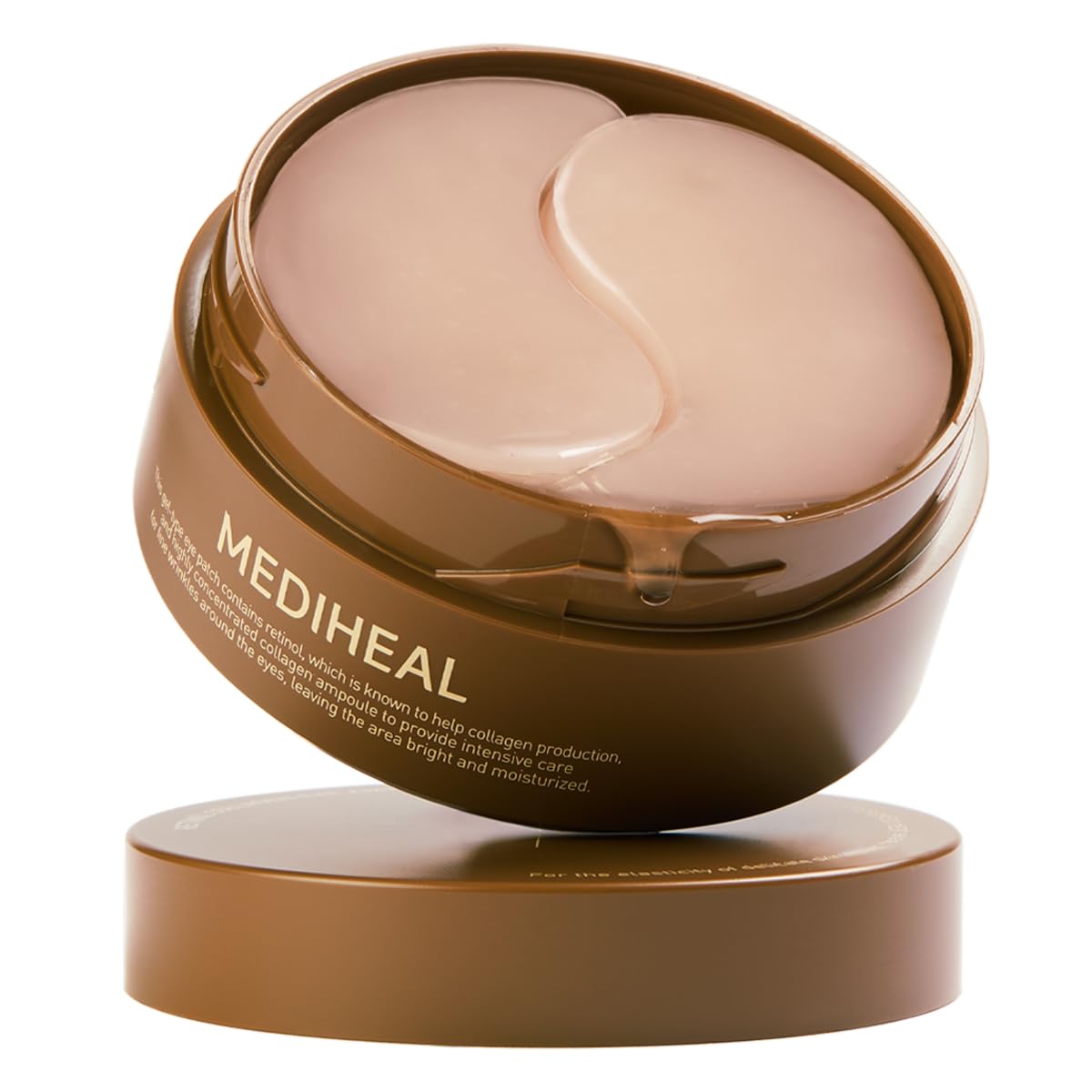 Mediheal Retinol Collagen Under Eye Patches - Korean Hydrogel Eye Pads (60 patches) with 95% Retinol & Collagen - PrimeBioHealth - canada supplements