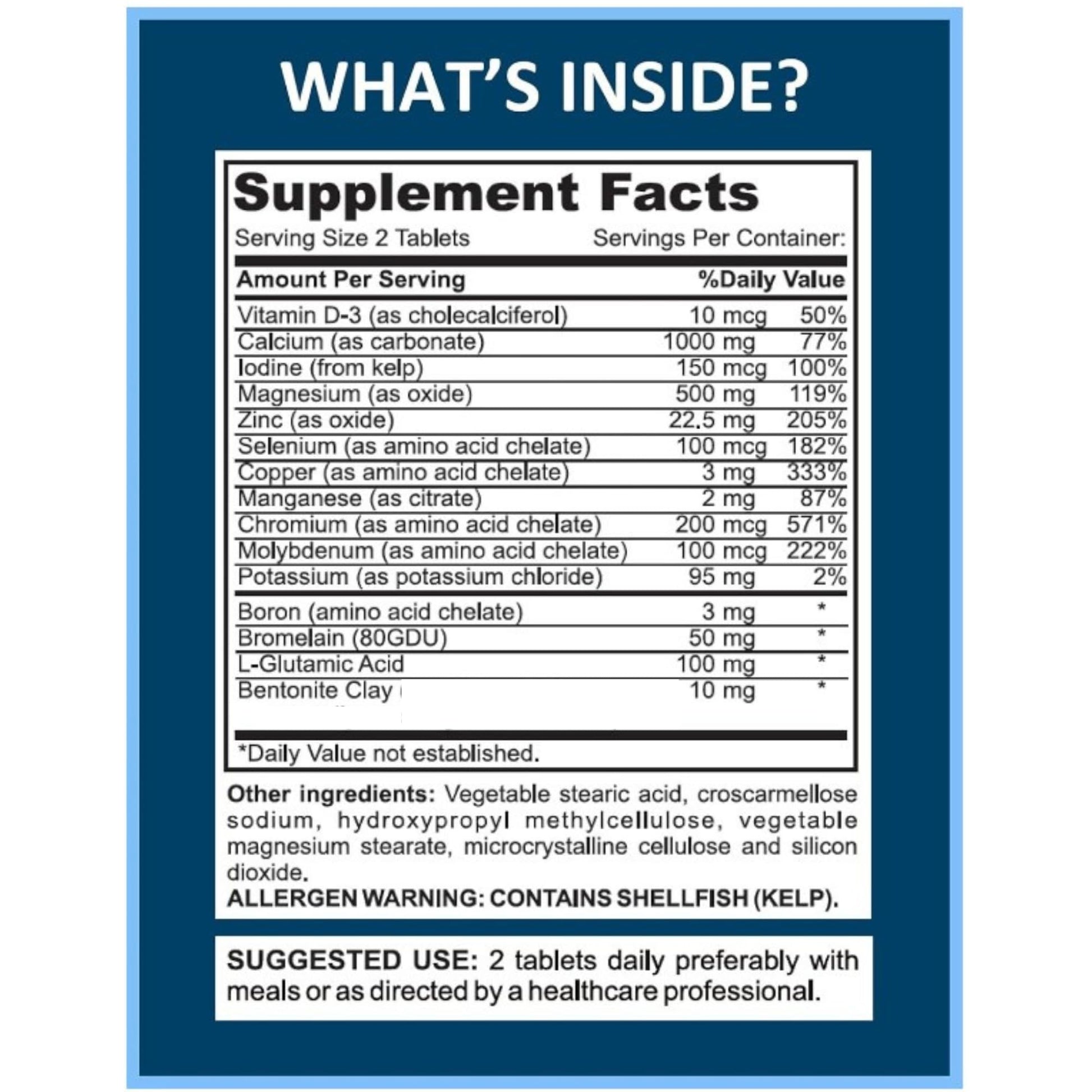 Mega Minerals Supplement by Youfit Nutrition | Trace Minerals | Premium Formula with Source of Minerals and Immune Health Support | Iron Free | All in One - PrimeBioHealth - canada supplements