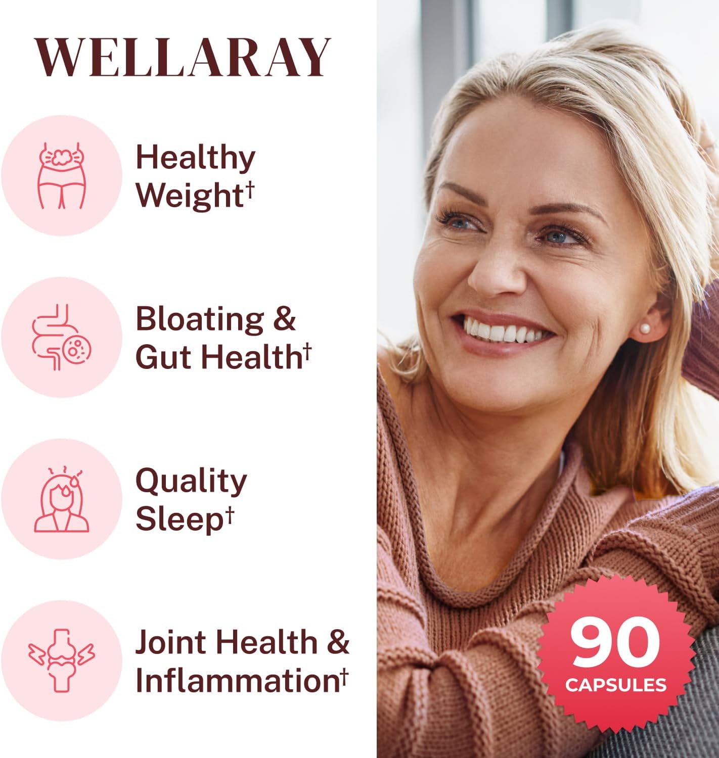 Menopause Relief - Probiotics for Women, 68.2 Billion CFU, Turmeric, Maca & Black Cohosh - Supports Gut Health, Hormone Balance, Weight Management, Joint Health, Hot Flash Support,90 Capsules - PrimeBioHealth - canada supplements