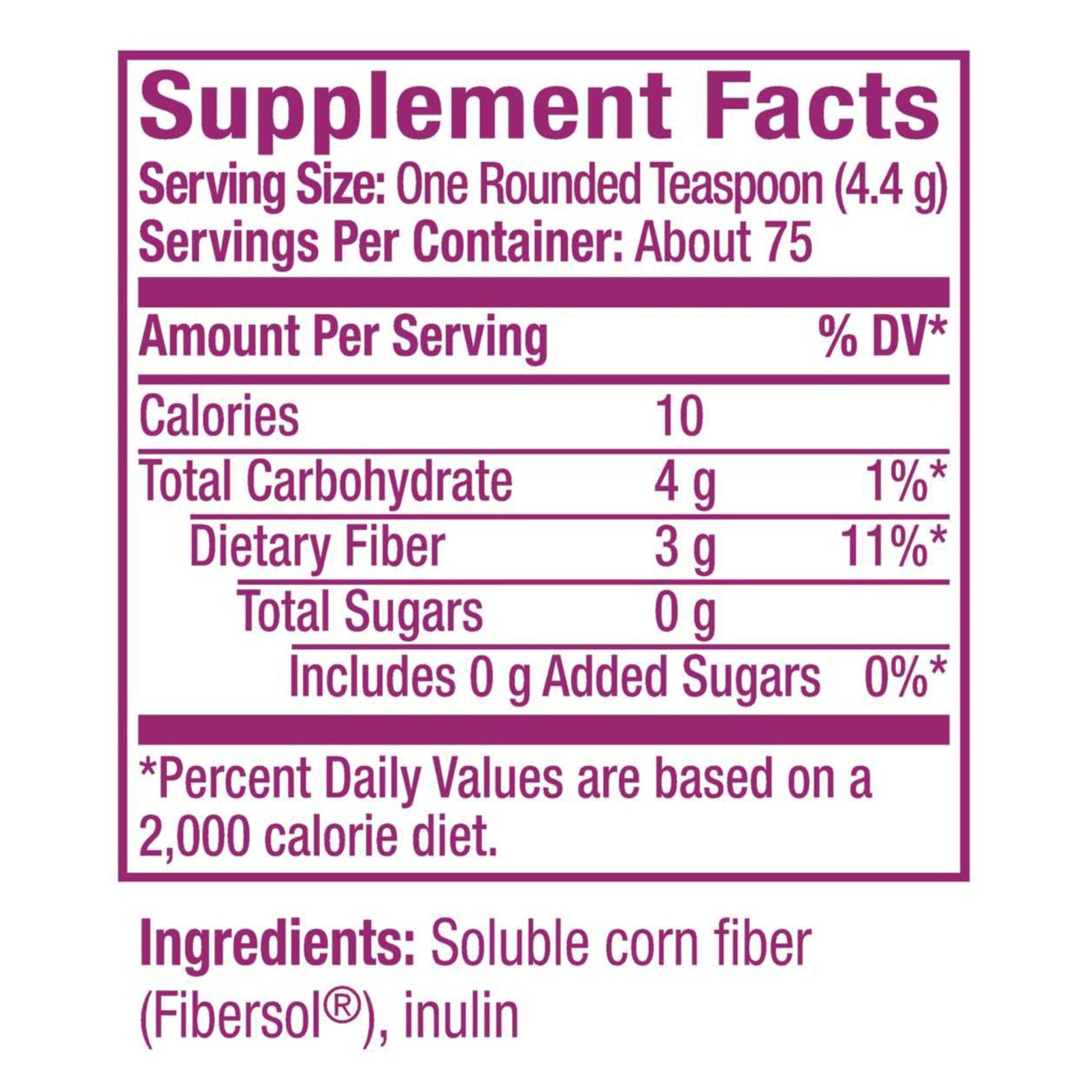 Metamucil Fiber Supplement, Unflavored Clear Mixing Powder, No Grit, No Sugar Added, Plant Based Prebiotic Fiber Supplement - PrimeBioHealth - canada supplements