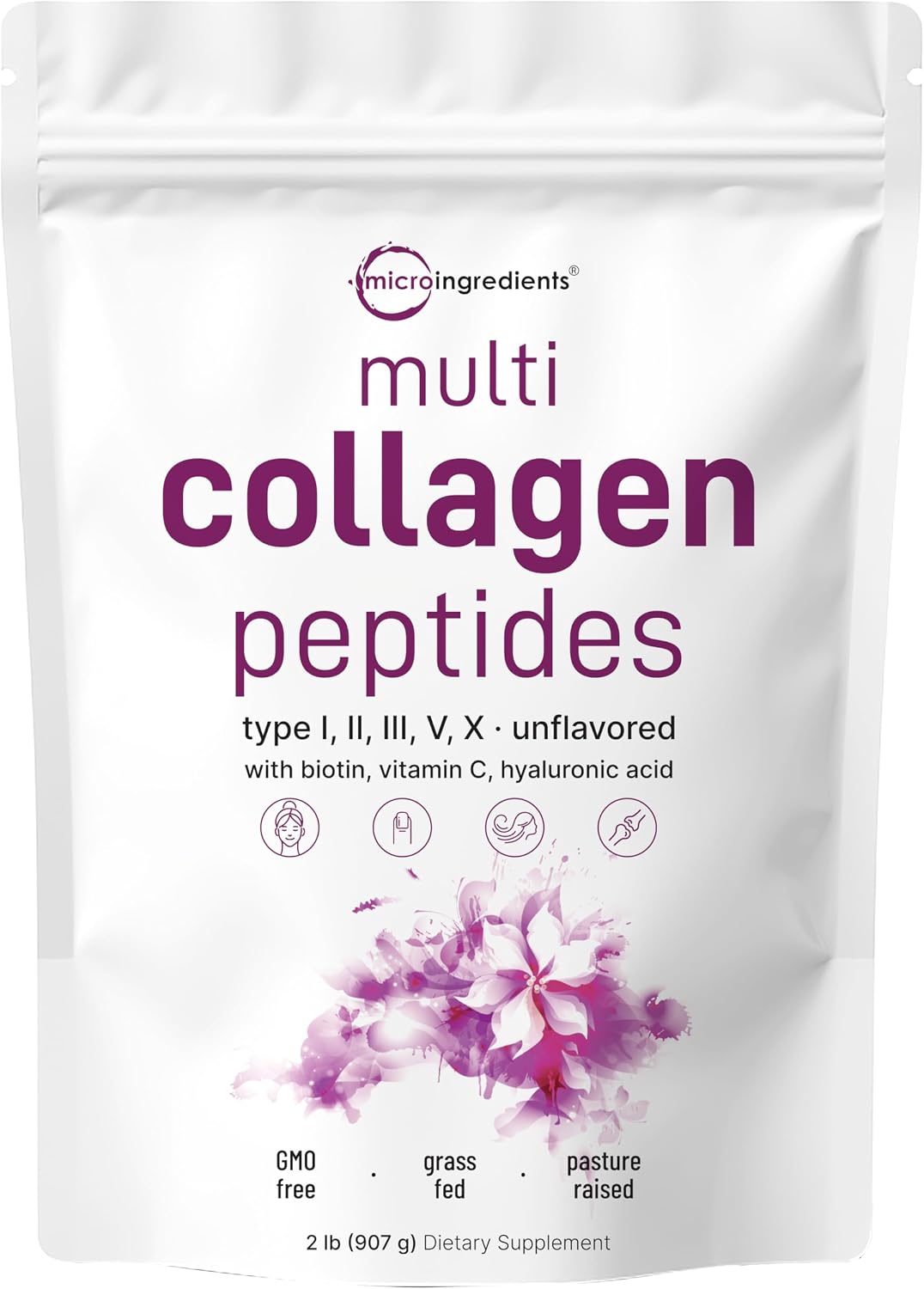 Micro Ingredients 8-in-1 Multi Collagen Powder & Women’s Probiotics 100 Billion CFU Veggie Capsules | 2 Pack | Hydrolyzed Peptides + Hyaluronic Acid & Vitamin C | 40 Strains + Cranberry & D-Mannose - PrimeBioHealth - canada supplements