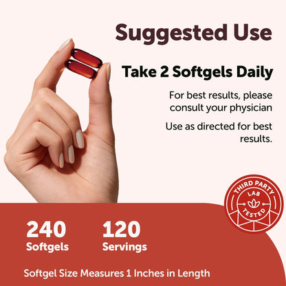 Micro Ingredients Antarctic Krill Oil Supplement 2,000mg Per Serving, 240 Softgels | Omega-3 EPA & DHA with Phospholipids & Natural Astaxanthin | No Fishy Aftertaste | Non-GMO, Gluten Free - PrimeBioHealth - canada supplements