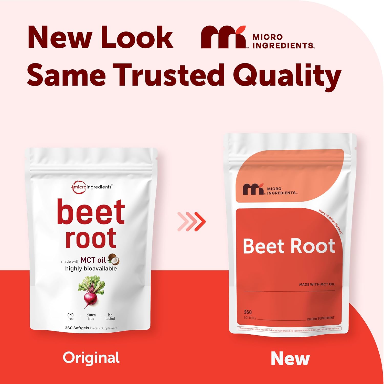 Micro Ingredients Beet Root Extract, 360 Softgels with MCT Oil | Natural Beet Root Source | Beetroot Supplements | Non-GMO - PrimeBioHealth - canada supplements