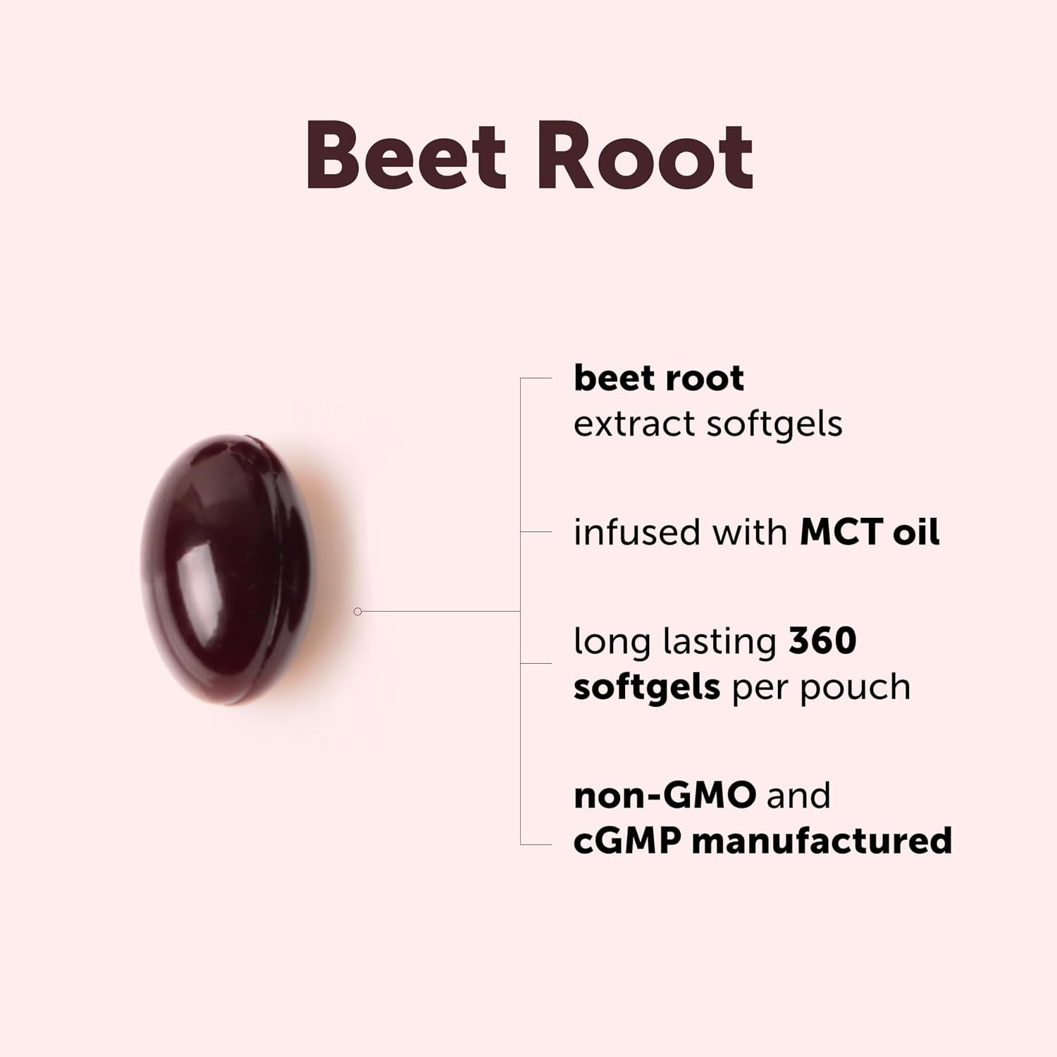 Micro Ingredients Beet Root Extract, 360 Softgels with MCT Oil | Natural Beet Root Source | Beetroot Supplements | Non-GMO - PrimeBioHealth - canada supplements