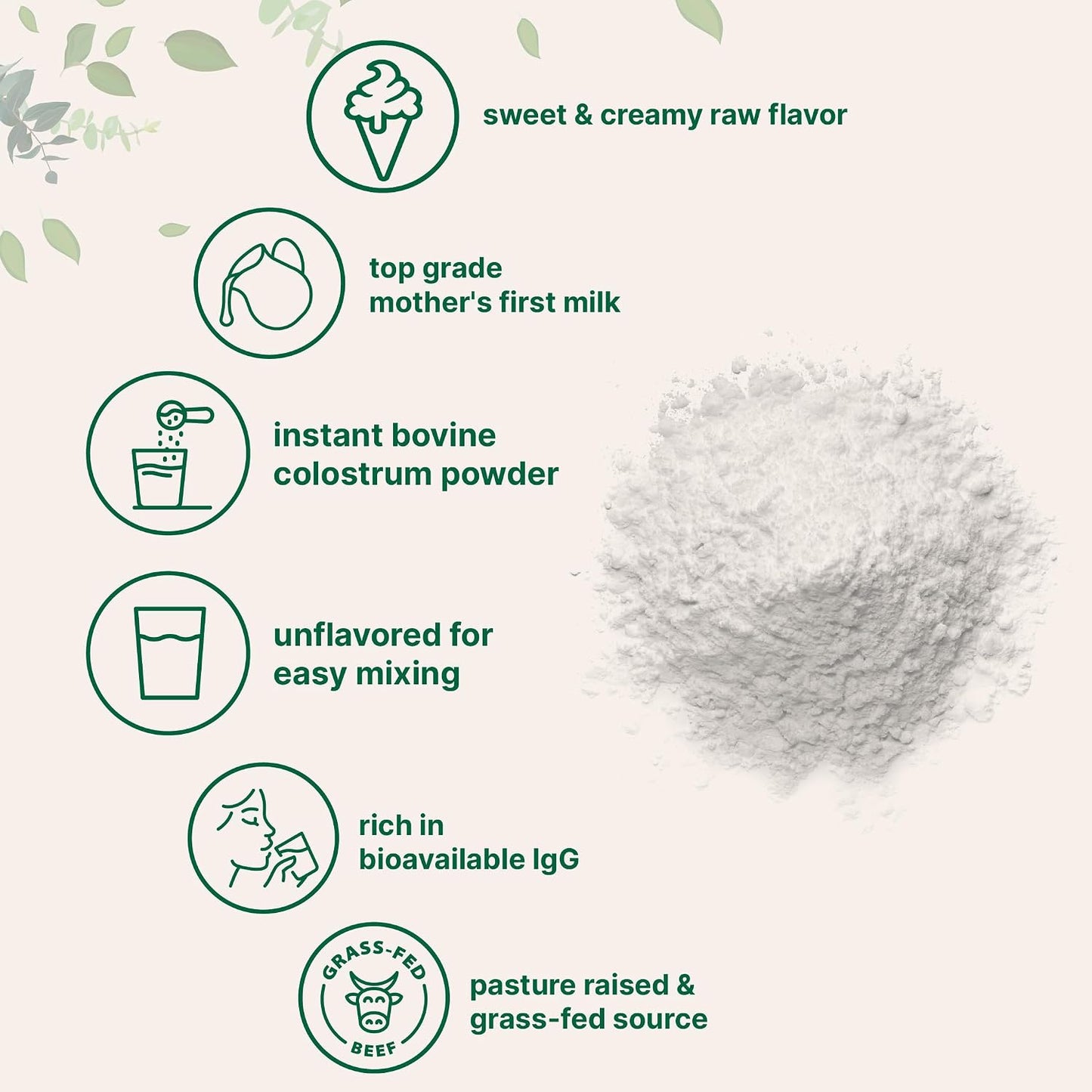 Micro Ingredients Multi Collagen Protein Powder 2 Pounds & Instant Colostrum Powder Bundle 2 Pack | Grass-Fed Collagen Peptides | Premium Bovine Mother’s First Milk - PrimeBioHealth - canada supplements