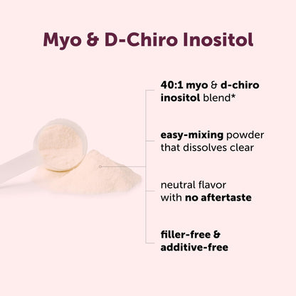 Micro Ingredients Myo-Inositol & D-Chiro Inositol Powder 1lb, 221 Servings | 40:1 Ideal Ratio Inositol Supplement for Women* | Support Hormonal Balance & Ovarian Health* | Non-GMO, Vegan, Filler-Free - PrimeBioHealth - canada supplements