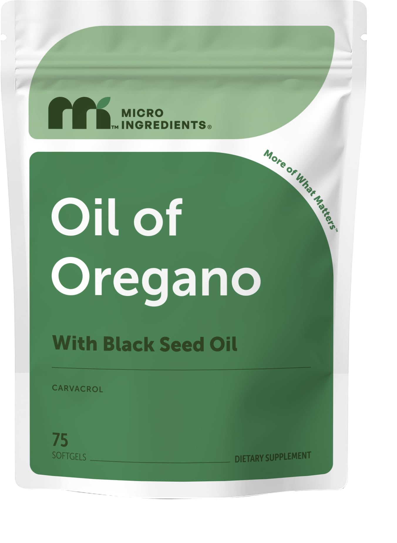 Micro Ingredients Oil of Oregano Softgels, 300 Count | 2 in 1 Formulated with Black Seed Oil | 4X Strength Carvacrol & Thymoquinone | Plant Based, Non-GMO - PrimeBioHealth - canada supplements