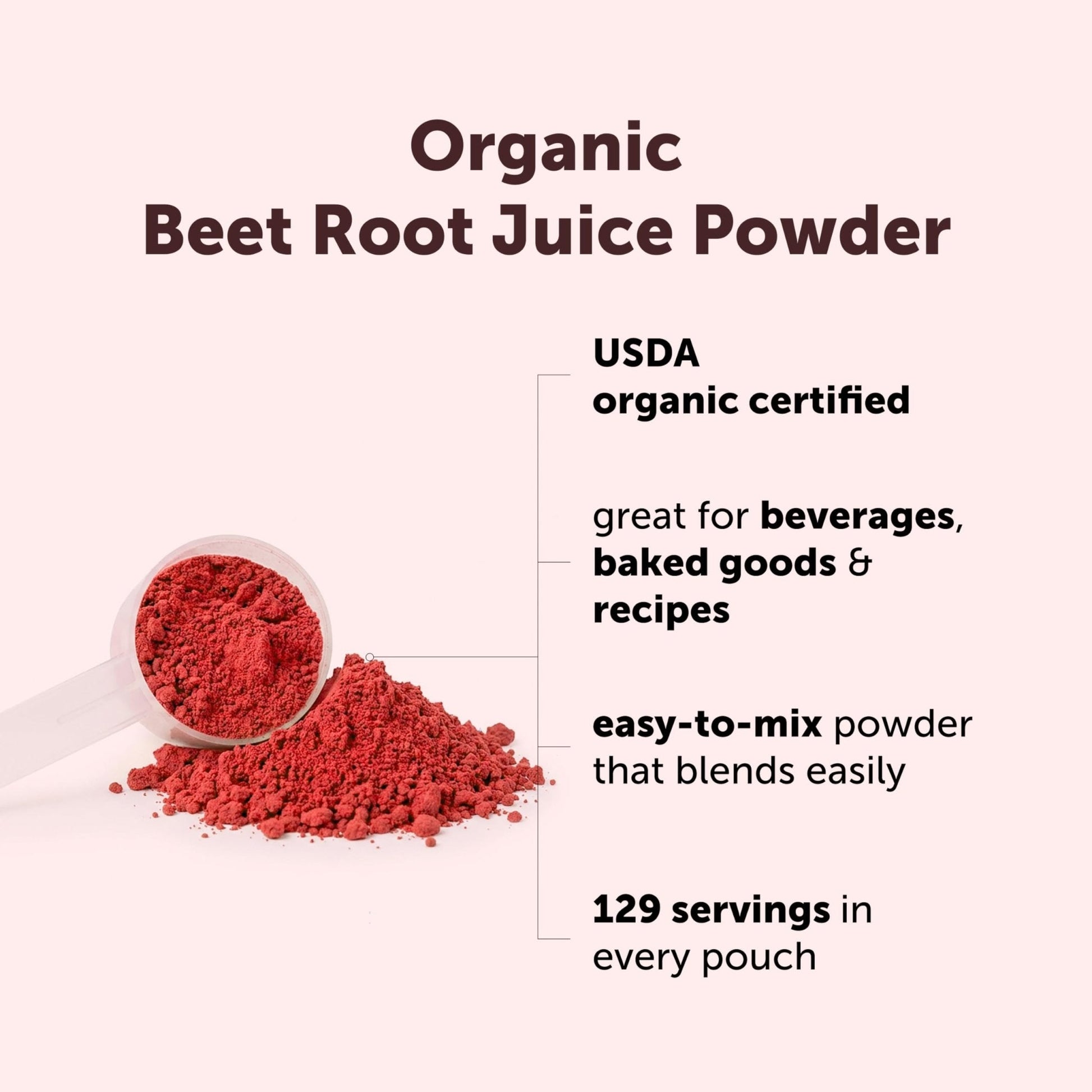 Micro Ingredients Organic Beet Root Juice Powder, 1 Pound | Water Soluble, Raw Beet Supplement | Powder Drink Mix for Smoothies & Recipes | Non-GMO, Vegan Friendly, Plant Based - PrimeBioHealth - canada supplements