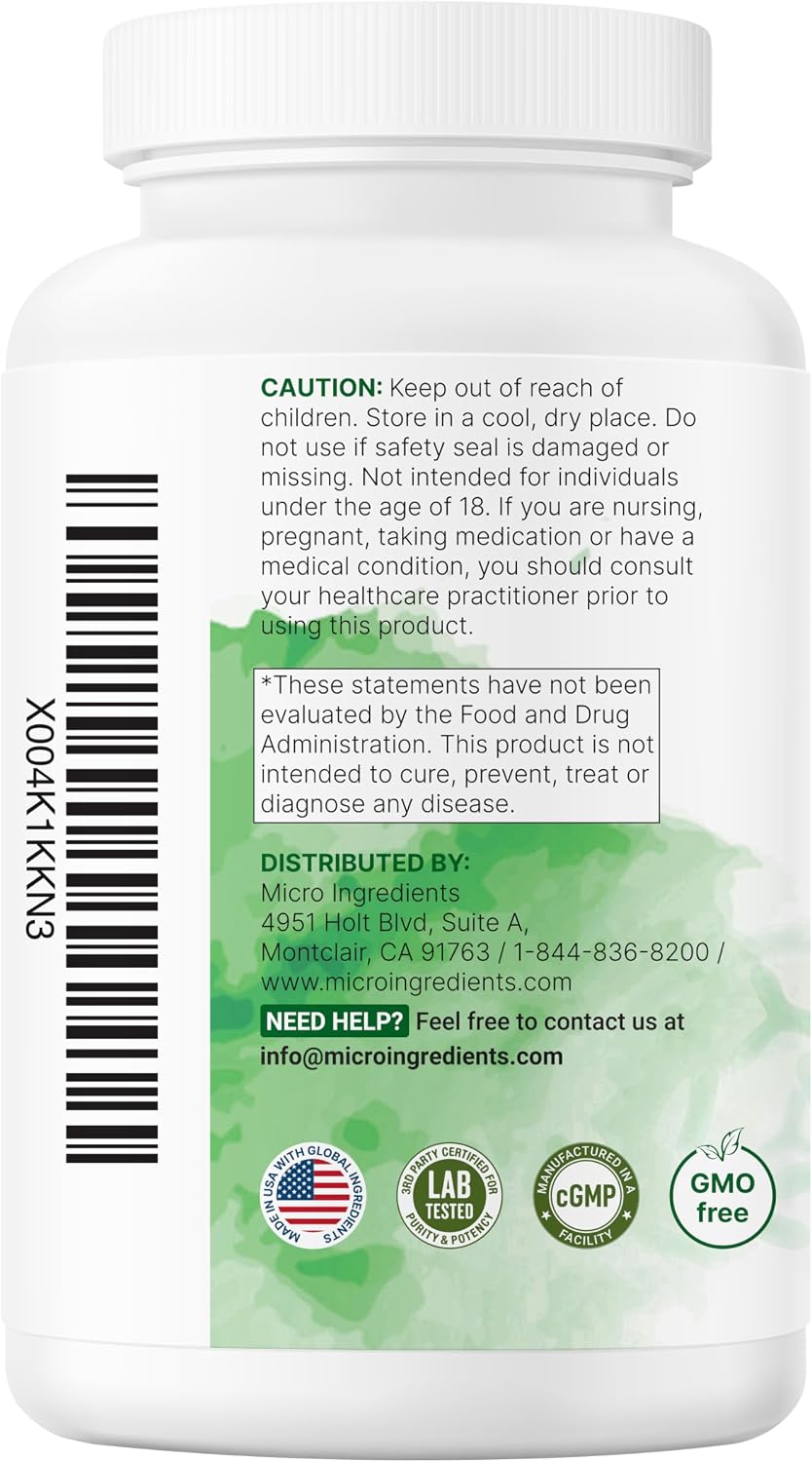 Micro Ingredients Probiotics 200 Billion CFU, 120 Veggie Capsules | Mega Probiotics for Men & Women | 40 Strains with Prebiotics, Postbiotics & Digestive Enzymes | Gut, Immune & Digestive Health - PrimeBioHealth - canada supplements