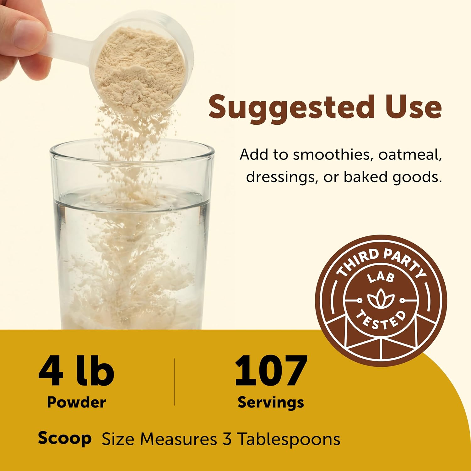 Micro Ingredients Pure Peanut Butter Powder, 4 lb | Made from Fresh Roasted Peanuts | No Added Sugar or Salt | 10g Plant-Based Protein 10% DV, 88% Less Fat | 107 Servings | Non GMO - PrimeBioHealth - canada supplements